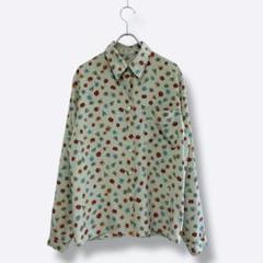 3点¥10,000 ビンテージ 古着 卸 レトロ 80's 花柄シャツ