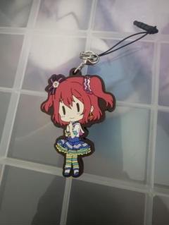 ラブライブサンシャイン 黒崎ルビィラバーストラップ 赤目先生デザイン ラブライブサンシャイン 黒崎ルビィラバーストラップ 赤目先生
