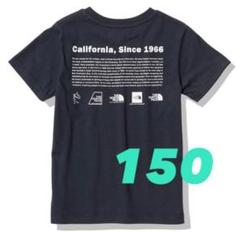 【 150 】ネイビー★ ノースフェイス★ キッズ Tシャツ NTJ32356