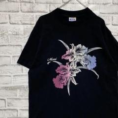 USA製90sヴィンテージTシャツ！シングルステッチ　ブラック半袖古着L78
