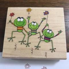 ペニーブラック カエルのスタンプ