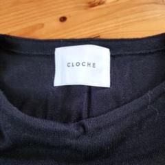 CLOCHE ブラック オーバーサイズ Tシャツのサムネイル