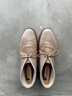 オールデン　チャッカブーツ ベージュ スエード 9 ALDEN 13290 SUEDE CHUKKA BOOTPLANTATION CREPE – THE LAKOTA HOUSE