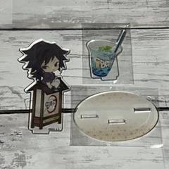 鬼滅の刃 冨岡義勇 きゃらドリ コラボカフェ本舗 缶バッジ LABO アクスタ 鬼滅の刃 コラボカフェ本舗 きゃらぼむ きゃらドリ アクリル