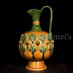 中国古美術・唐三彩・蓋付き壺・壺・花瓶・陶芸・文房具・置物・茶道具 中国古美術・唐三彩・蓋付き壺・壺・花瓶・陶芸・文房具・置物