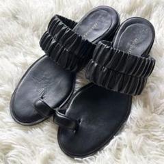 AKIRANAKA アキラナカ Aloes BK サンダル レザーサンダル