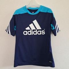 adidas ネイビー/ライムグリーン 長袖シャツ　サッカーシャツ　古着 27440117cb50b3b205ffa113adfb6e