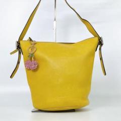 COACH シグネチャーワンショルダーハンドバッグ タッセル