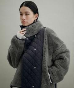 超美品 アダムエロペ スタンドネックキルティングコート ADAM ET ROPE'（アダムエロペ）の「スタンドネックキルティング