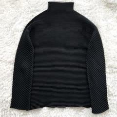 希少　極美品　イッセイミヤケ　ウロコ　鱗　龍　長袖　カットソー　ブラック　黒 2025年最新】イッセイミヤケ カラー：ブラック系 長袖の人気