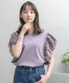 アーバンリサーチラボ　袖フリルカットソー
