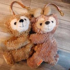 ディズニー　ダッフィー　シェリーメイ　ぬいぐるみポーチ　ポシェット