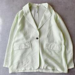 【美品クリーニング済み】24SS CLANE シアーテイラードジャケット ミント 美品クリーニング済み】24SS CLANE シアーテイラードジャケット