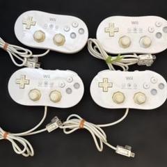 Wii クラシックコントローラー　白　4台