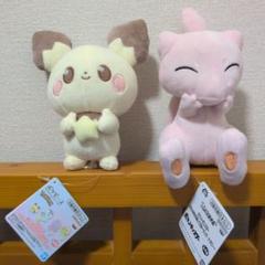 ポケットモンスター いろんなおかおぬいぐるみ ミュウ ポケピース ピチューセット