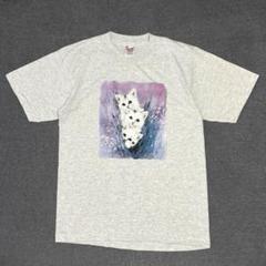 90’sビンテージ　USA製　子ネコ三兄弟　Tシャツ　シングルステッチ　猫　ねこ