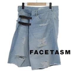 ファセッタズム　ショートパンツ　1（Sサイズ）　ブルー系 楽天市場】facetasm ショートパンツの通販