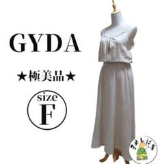 GYDA ジェイダ【Ｆ】サイドオープンワンピース 夏服 アイボリー キャミワンピ