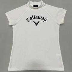 美品 Callaway キャロウェイ 半袖モックネックシャツ L ホワイト