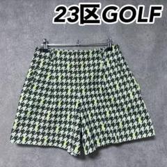 23区GOLF ニジュウサンクゴルフ 総柄 ショートパンツ レディース ゴルフ