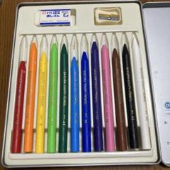【中古品】サクラ クーピーペンシル 12色 缶入りのサムネイル