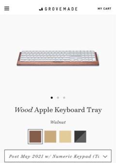 【週末限定価格】Grovemade Apple キーボードトレイ Grovemade｜Appleキーボード専用木製トレイ - ガジェットの購入