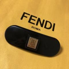 最終お値下げ❗️FENDI フェンディ　レザーバレッタ　ブラック 2025年最新】fendi バレッタの人気アイテム - メルカリ