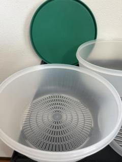 MMボール　タッパーウェア タッパーウェアMMボール ストレーナー付き 蓋あり - メルカリ