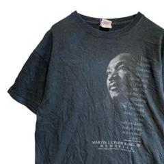 90s ビンテージ キング牧師　MLK ルーサーキング　ブラック　ロンt USA 90s ビンテージ キング牧師 MLK ルーサーキング ブラック ロンt