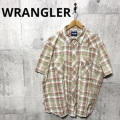 WRANGLER ラングラー メンズビッグサイズ チェックウエスタンシャツ