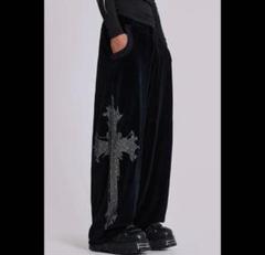 【JADED LONDON 】Sinner ベロア ジョガーパンツ JADED LONDON Sinner ベロア ジョガーパンツ Black 送料込み
