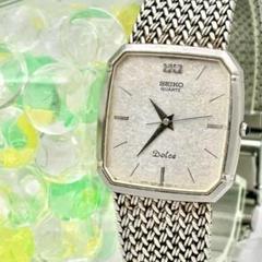 稼働 SEIKO Dolce 腕時計 1Pダイヤ 美品 バングルウォッチ1359 稼働 SEIKO Dolce 腕時計 1Pダイヤ 美品 バングルウォッチ1359