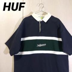 ウェア HUF CRACKERJACK RUGBY SHIRT 未使用】ハフ HUF CRACKERJACK RUGBY SHIRT - メルカリ