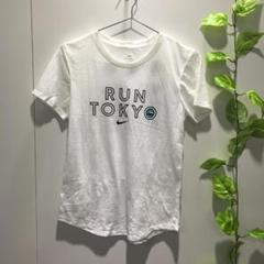 【NIKE】Tシャツ　Dri-FIT ランTOKYOプリント 白 S