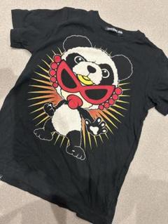 ヒステリックグラマー パンダ ビッグTシャツ Free 白 染み込み