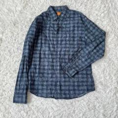 BOSS ヒューゴボス　柄　シャツ　長袖