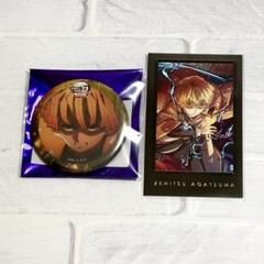 鬼滅の刃 無限城編 ティザー期缶バッジ 遊郭決戦編チェキ 我妻善逸