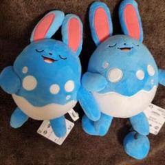 ポケットモンスター ポケモン くつろぎタイムぬいぐるみ　マリルリ　2セット