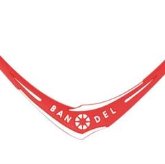 バンデル CROSS BRACELETネックレス レッドxホワイト (40cm)