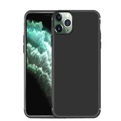 iPhone 11 Pro max ケース 薄型 ストラップホール付き ブラック
