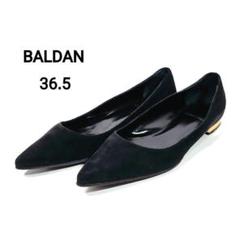 BALDAN バルダンパイソンフラットシューズ37