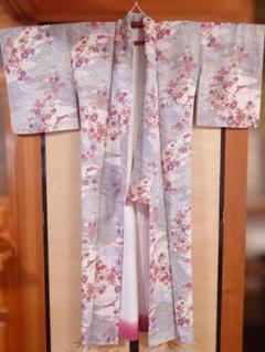 【色留袖】身丈149.5㌢ 袷 桜 フォーマル 背紋 高級 正絹 着物11 色留袖】身丈149.5㌢ 袷 桜 フォーマル 背紋 高級 正絹 着物11