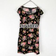 【ディバイデット】H&M チュニック 花柄 薄手 和柄 レトロ