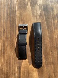 HAMILTON 純正　レザーベルト　20mm ブラック　イントラマティックのサムネイル