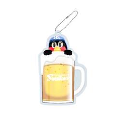 つば九郎　保冷剤キーホルダー　ビール　東京ヤクルトスワローズ
