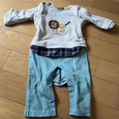 klädskåp ライオン刺繍ロンパース 80