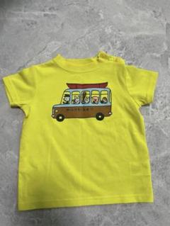 モンベル　mont-bell イエロー バスデザイン Tシャツ 80