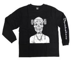 ドロヘドロ tシャツ ロンt ロング　 L 恵比寿　エビス　ブラック　長袖