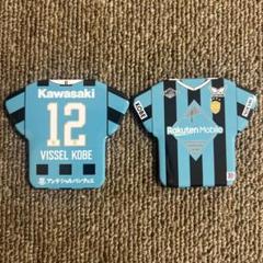 ヴィッセル神戸　ユニ型缶バッジ2個セット　背番号12のサムネイル