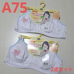さちゃん様 A75 グンゼ ジュニアブラジャー ホワイト 2枚セット 3